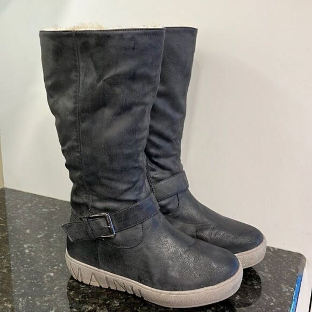Kozi Brand Black Winterwomens Boots LinedSize 37